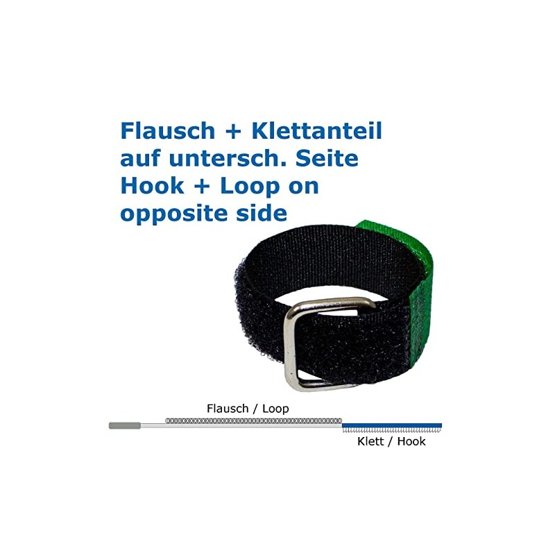 Lumonic 10 x Velcro Ties 600 x 38 mm Crossed
