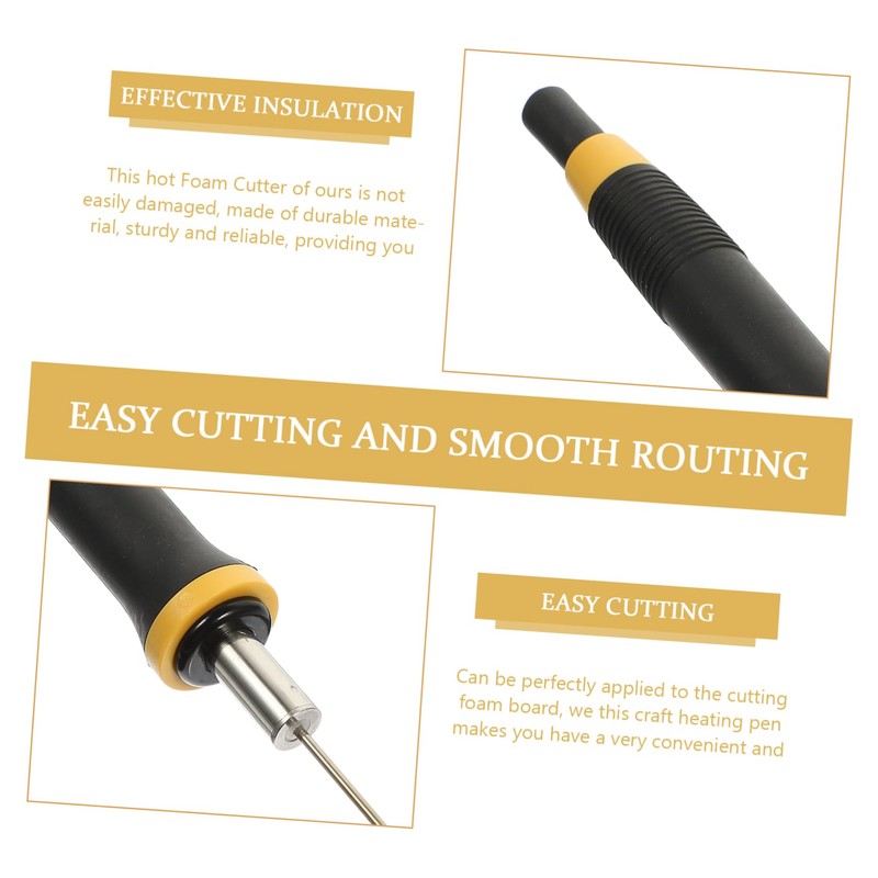 COHEALI Foam Cutter Pen: Portable Hot Wire Cutting Tool, Heat