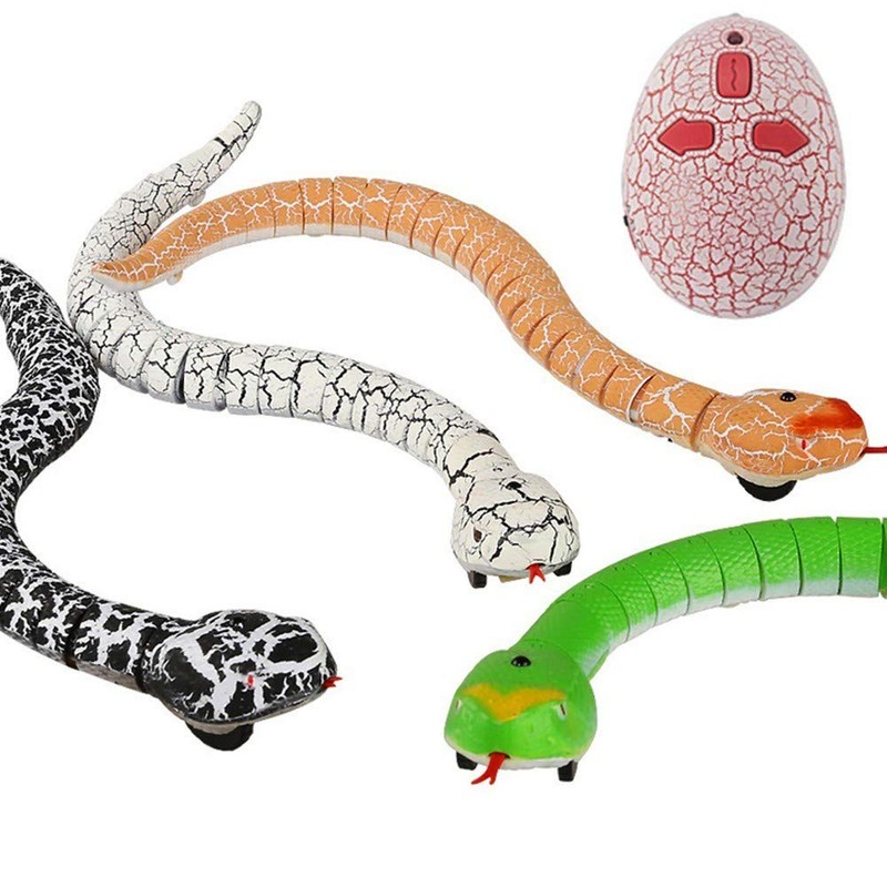 (White) - Liberty Imports 41cm Realistic Remote Control RC Snake