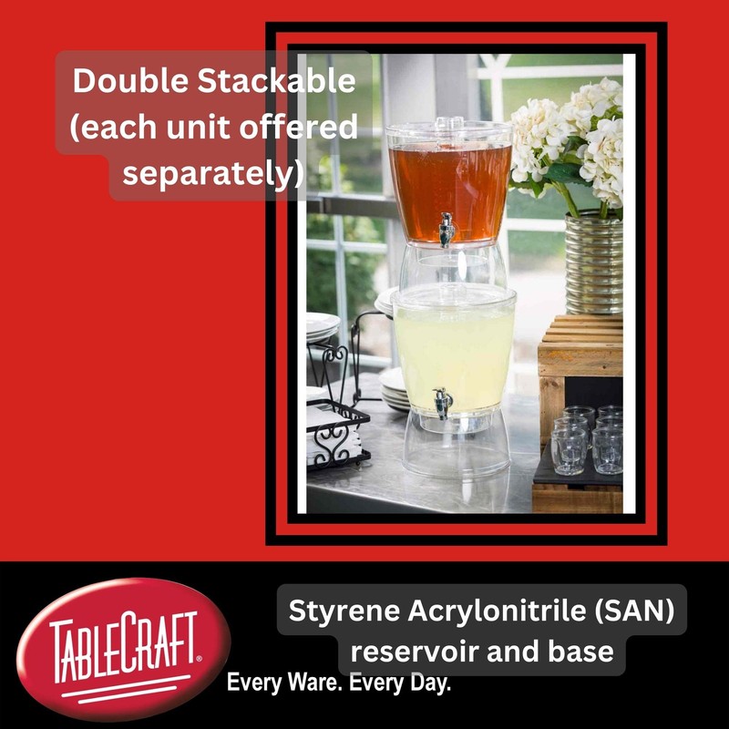 TableCraft Products BAD1500 1.5 gal BPA-Free Beverage Dispenser