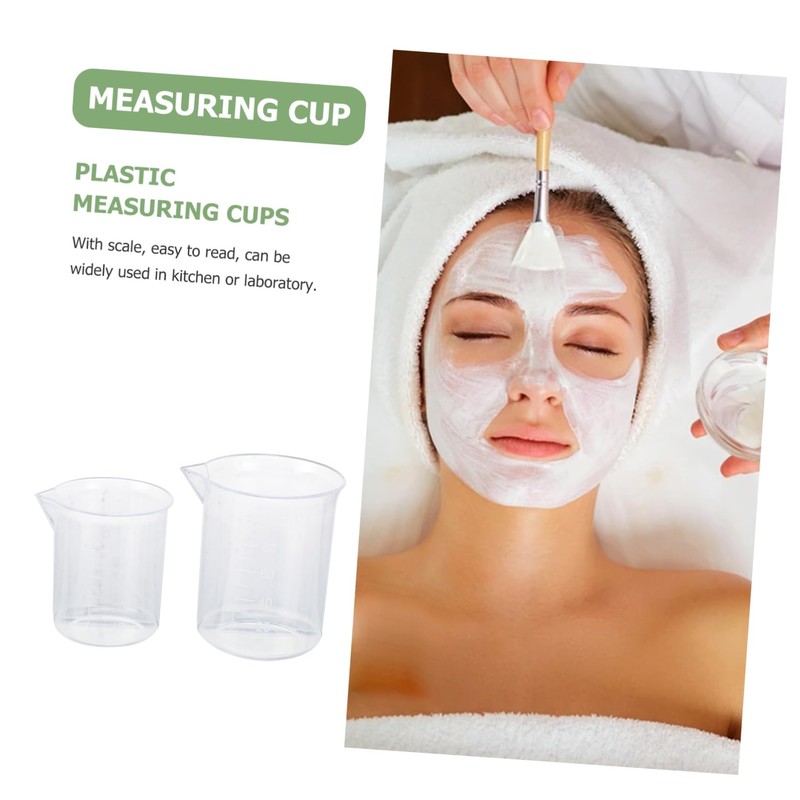 FUNOMOCYA 10pcs Measuring Cup Set Plastic Graduated Cups for Medication