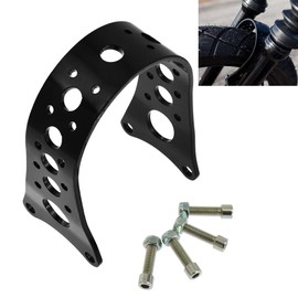 CARGLETRUE Motorcycle Front Fork Brace Tracker Narrow Fit for Harley Sportster XL Dyna FXD FXR 1988-2017 Gloss Black