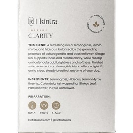 Kintra Foods Herbal Tea Bags Clarity 25pk