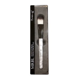 The Crème Shop CREME SHOP MRBL Foundation Brush Soft Bristles Ergonomic Marble Handle White