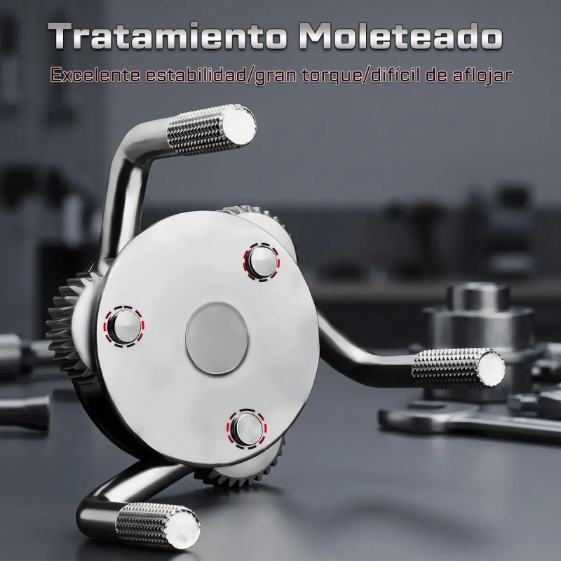 Universal Llave Filtro De Aceite Tipo Araña De 69 A