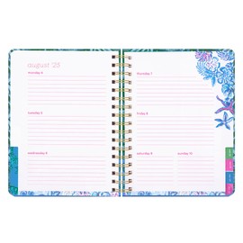 Lilly Pulitzer Large Daily Planner January 2025 - December 2025, Weekly Agenda & Monthly Calendar, Stickers, Pockets, & Spiral Binding (It's a Jungle Out There)