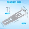 2pcs WD01X27759 Dishwasher Mounting Brackets, Under Counter Installation Clips with