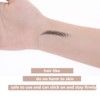 12 Sheets 4D Hair-Like Eyebrow Stickers Waterproof Eyebrow Transfers Stickers