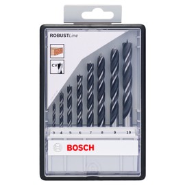 Bosch Professional 8 pcs. Brad Point Drill Bit Set (for wood, Ø 3 - 10 mm, accessories rotary drills)