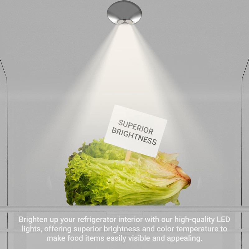 (2-Pack) Calvana 2025 Upgraded Voltage-Stable LED Light Replacement for GE