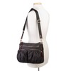 Korvara Nylon Crossbody Bag, Black - Premium Lightweight Top-Zip Handbag