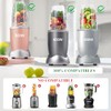 JDFNVFK 17 Piezas Repuesto para Nutribullet, con Aspas Nutribullet Original