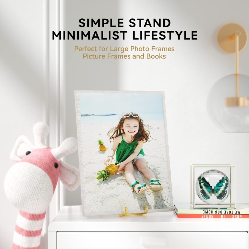 IPAME 8 Inch Large Plate Stands for Display - Metal