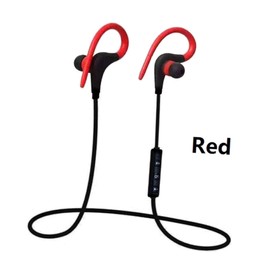 NOLITOY Wireless Earbuds Stereo Ear Headphones with Noise Cancelling Sweatproof Hour Talk for Sports Gym Activities Red