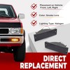 HECASA Pair Bumper Turn Signal Lights Compatible with 1988-1997 Nissan
