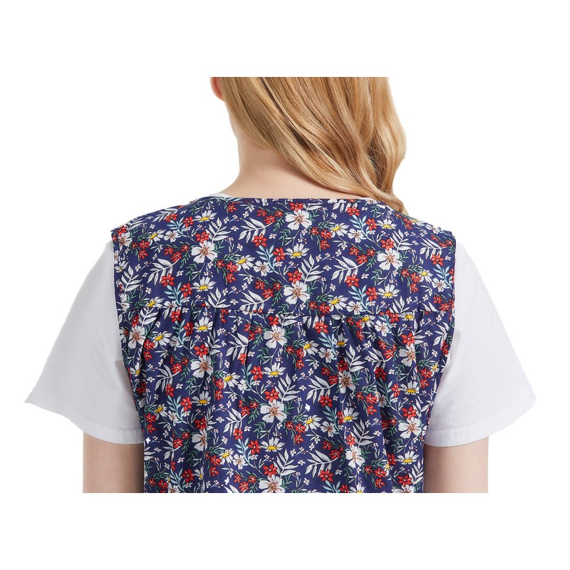 Nanxson Women Cobbler Apron with 2 Patch Pockets, Cotton Printed
