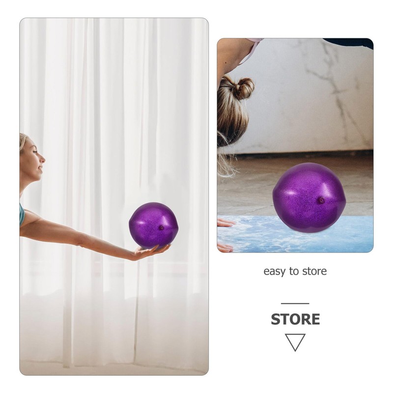 Sosoport Portable Exercise Ball 15cm Professional Ball for Yoga Enhance