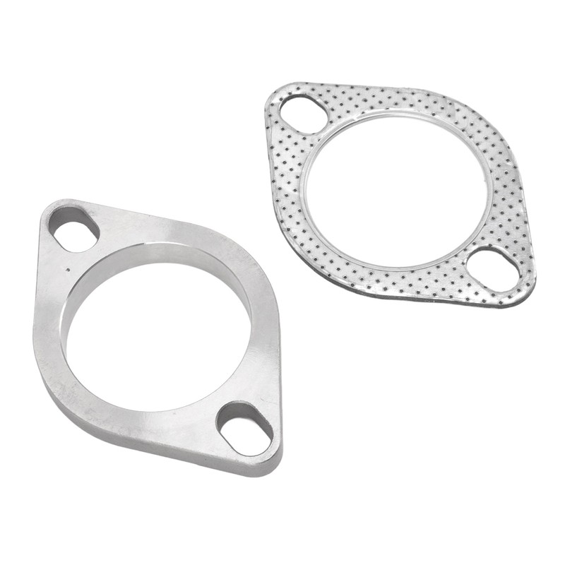 2PCS 2 Bolt 2.5in Exhaust Flange Connection Kit Stainless Steel