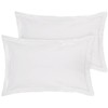 Royale Linens Pillow Shams 2 Pack Queen Size 20x30 Inch