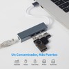 HEEDU Adaptador Ethernet USB 3.0, Adaptador Ethernet USB Hub 4