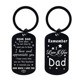 Father Dad Birthday Gifts for Father Dad Daddy Christmas Bday Gifts for Papa Dad Father Keychain Gifts for Pawpaw Daddy Father I Love You Gifts for Papa Keyring for Car Keys