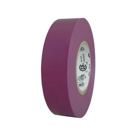 Alanson Products Colored Electrical Tape 3/4 in (62018-B) (3/4"(19mm) x 66' - 100 Rolls Per Case, Purple)