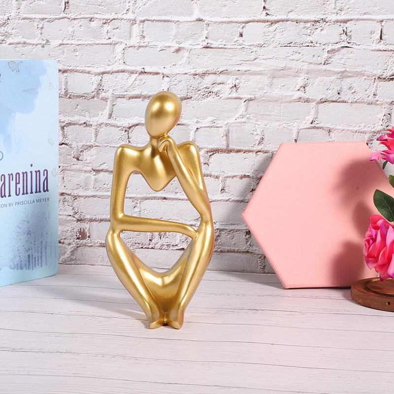 Desktop Golden Statue DIY Craft Decoration Gift Collection