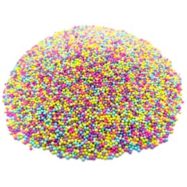 Colors of the Garden Pastel Nonpareils - 4 OZ Resealable Standup Candy Bag - Nonpareils in Pastel Colors - Yellow, Pink, Green, Lavender - Bulk Sprinkles for Baking and Decorations
