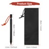 TIXIPEM 7IN Tent Stakes [12PCS] - Aluminum Ground Pegs with