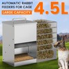 Automatic Rabbit Feeders for Cage Hay Feeder 4.5L Bunny Feeder