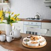 SOUJOY 11'' Lazy Susan Serving Tray, Porcelain 360° Rotatable Serving