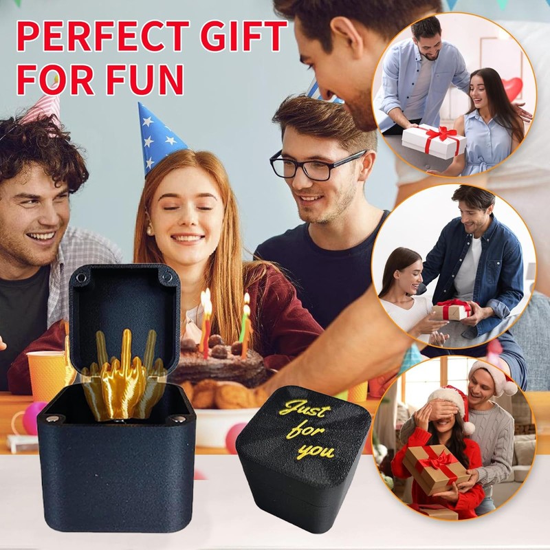 RAESOUL 3 Packs Finger in a Box, Finger Surprise Gift