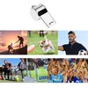 Jaimela Stainless Steel Whistle, Whistle with Removable Buckle Lanyard, Crisp
