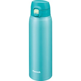 The-peacock AMY-70 ASK Peacock Stainless Steel Water Bottle, One-Touch Type, Sky Blue, 23.7 fl oz (700 ml)
