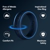 King Will Silicone Wedding Band for Men-8mm Dark Blue Silicone