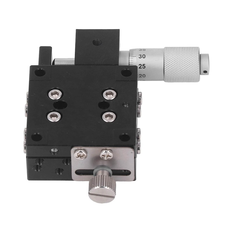 Linear Stage X Axes 40x40mm Micrometer Manual Displacement Platform Sliding