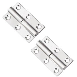2pcs 2.5inches 304 Stainless Steel Release Hinge,Lift Off Slip Joint Flag Hinges,Folding Rising Butt Ball Bearing Door Hinges for Cabinets,Doors-Left Handedness