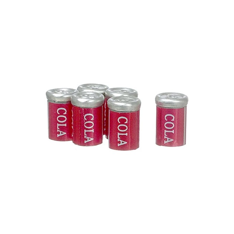 Dollhouse Miniature Cola in Cans