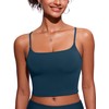 CRZ YOGA Womens Scoop Neck Bikini Tops U Back Longline