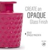 FolkArt Murano Opaque Acrylic Glass Paint, Magenta, Perfect for Indoor