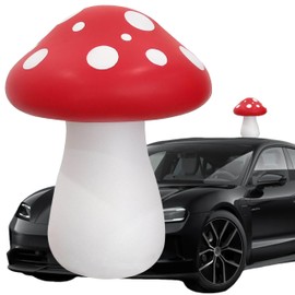 3D Car Roof Mushroom Apple Sticker for Car Roof Decor Creative Halloween Car Decoration Funny Auto Exterior Decoration Accessory for Car Roof Trunk Cover (Red Mushroom)