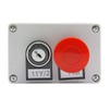 Nxtop Key Lock on/Off Switch Red Mushroom Push Button Station