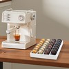 MinBoo Bamboo Coffee Capsule Storage Drawer Tray, Bamboo Drawer Insert