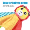 2pcs Infant Soft Cartoon Animal Appease Towel Teether Baby Soothing