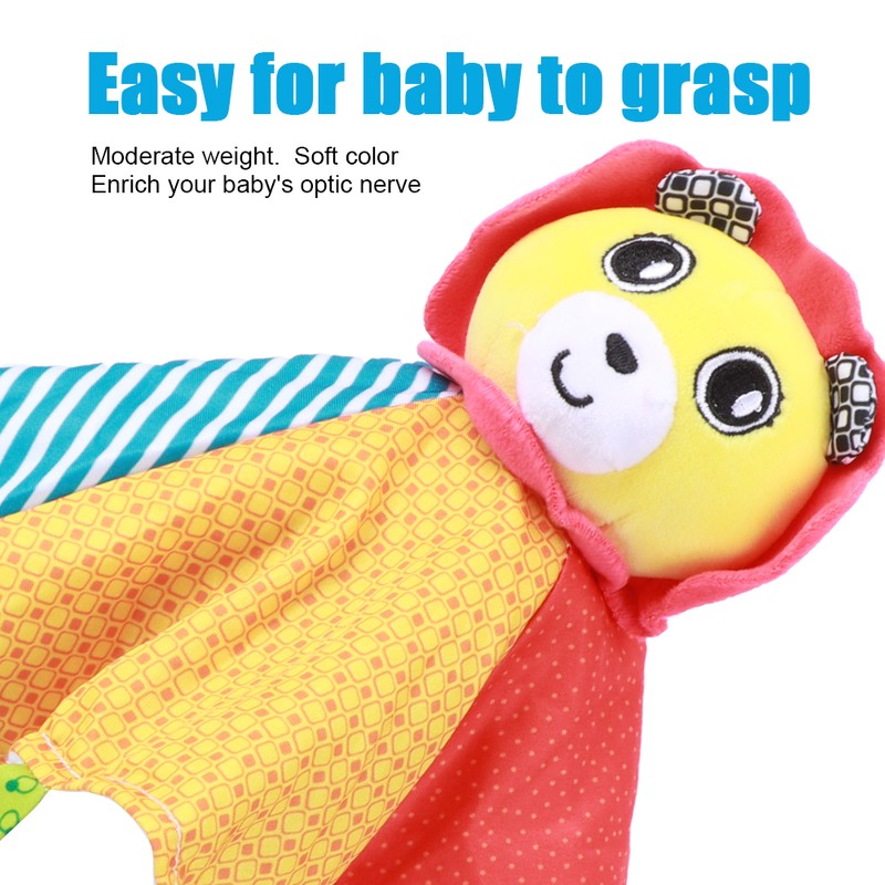2pcs Infant Soft Cartoon Animal Appease Towel Teether Baby Soothing