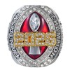 K-toobeely 2026 Fantasy Football Championship Ring Red with Box League