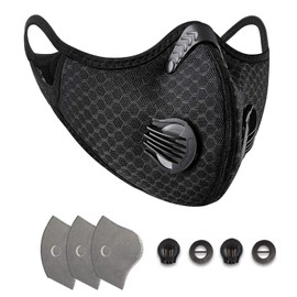 Filters - Filtro de boca reutilizable antipolvo unisex de repuesto transpirable, antihumo, polen anticontaminación para ciclismo, correr, deportes al aire libre