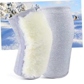 Baluue 1pair Knee Protectors for Outdoor Cycling Warm Leg Sleeves Thick Soft Design for Calf and Knee Comfort for Cold Weather Activities