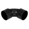 PVC Solvent Weld Waste Pipe 92.5° Swept Bend Fitting, 50mm,