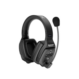 Saramonic WiTalk-DRH | Dual-Ear Wireless Intercom Remote Headset for The WiTalk Intercom System & Carry Case